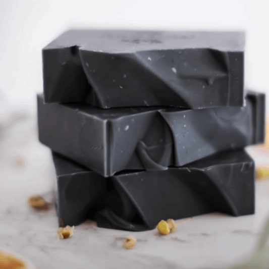 Charcoal Soap with Tea Tree Oil - Deep Pore Cleansing